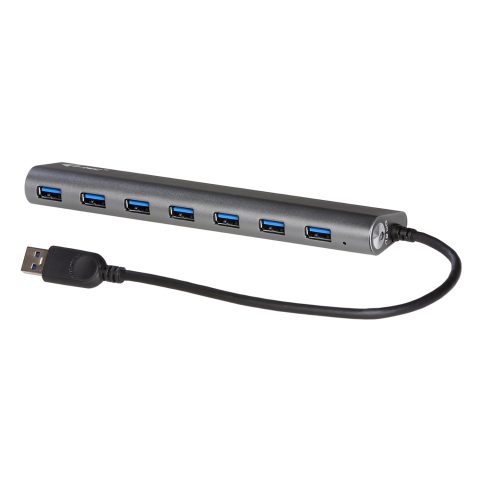 I-tec 3HUB778UK USB 3.2 Gen 1 (3.1 Gen 1) Type-A 5000 Mbit/s Sudrabs