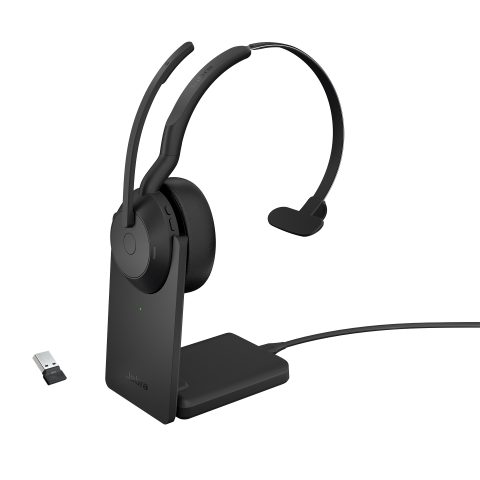 Jabra Evolve2 55 Austiņas Bezvadu Birojs / zvanu centrs USB Veids-C Bluetooth