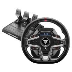 Thrustmaster T248 Черный USB Рулевое колесо+педали Аналоговый/цифровой ПК