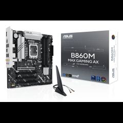 Asus B860M MAX GAMING AX Intel B860 LGA 1851 (Socket V1) mikro ATX