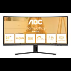 AOC B3 CU34B3E computer monitor 86.4 cm (34") 3440 x 1440 pixels Wide Quad H…