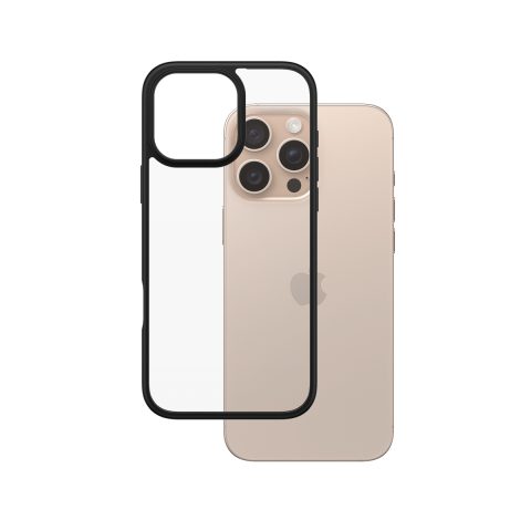 Panzer Glass PanzerGlass ® HardCase Transparent w. Black Frame iPhone 16 Pro Max mobi…