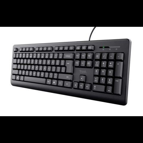 Trust Primo tastatūra Birojs USB QWERTZ Čehu Melns