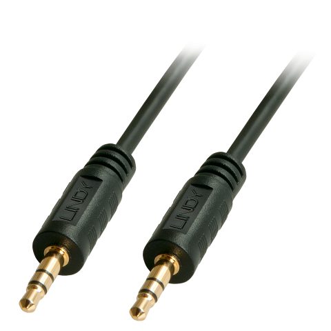 Lindy 35641 audio kabelis 1 m 3.5mm Melns
