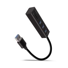 Axagon HMA-CR3A dokstacija Vadu USB 3.2 Gen 1 (3.1 Gen 1) Type-A Melns