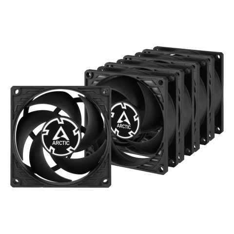 Arctic P8 PWM PST Datora korpusam Ventilators 8 cm Melns