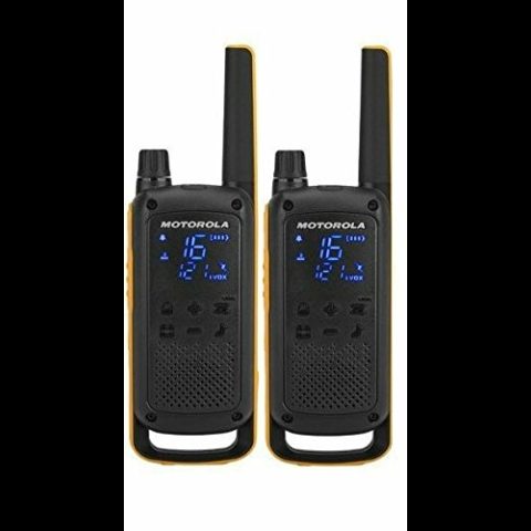 Motorola Talkabout T82 Extreme Twin Pack rācija 16 kanāli Melns