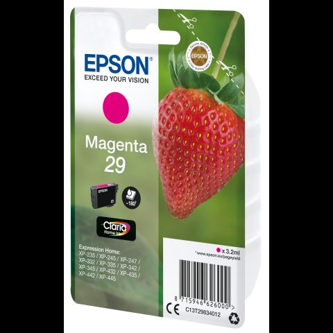 Epson Strawberry C13T29834012 tintes kārtridžs 1 pcs Oriģināls Standarta produ…