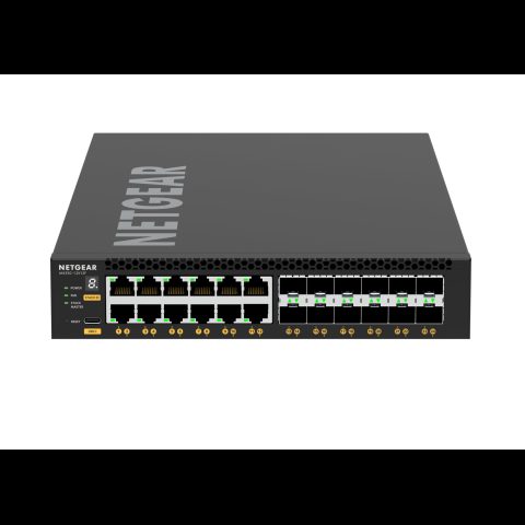 Netgear XSM4324 Vadīts L3 10G Ethernet (100/1000/10000) 1U Melns