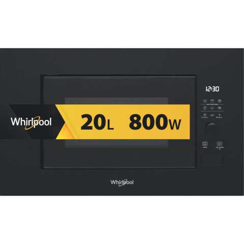 Whirlpool WMF200G NB Melns Mikroviļņu krāsns ar grilu Iebūvēts 20 L 800 W