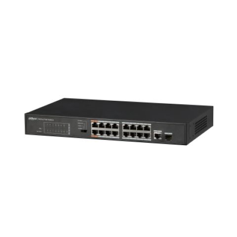 Dahua Technology Co Dahua Technology PFS3117-16ET-135 tīkla pārslēgs Nepārvaldīts L2 Fast Et…