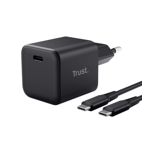 Trust 26046 PDA/mobīlo telefonu lādētājs Universāls Melns AC Ātrā uzlāde Iekšt…