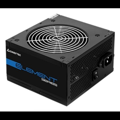 Chieftec ELP-500S barošanas avotu vienība 500 W 20+4 pin ATX PS/2 Melns
