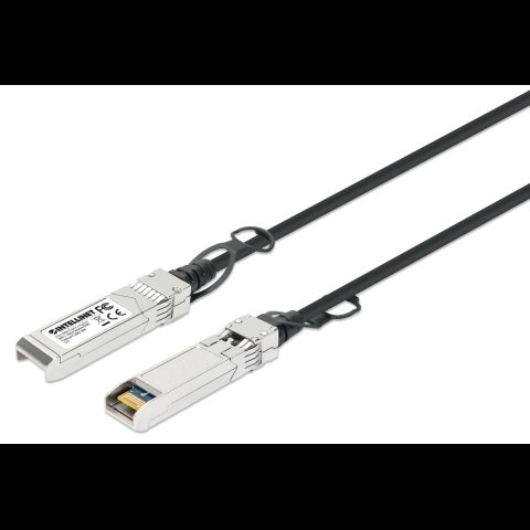 Intellinet 508414 InfiniBand un optiskās šķiedras kabelis 2 m SFP+ Melns