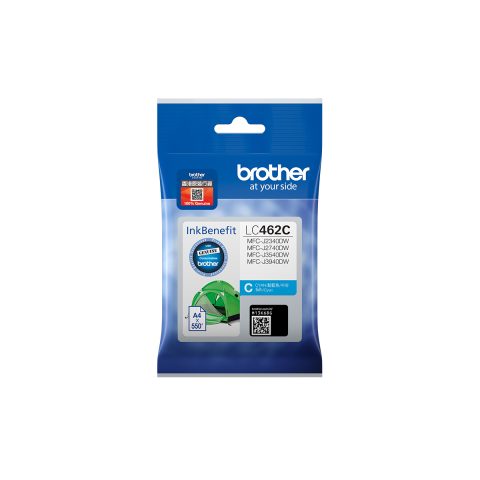 Brother LC462C tintes kārtridžs 1 pcs Oriģināls Standarta produktivitāte Tirkīzz…