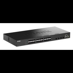 D-Link DGS-1530-28S/E tīkla pārslēgs Vadīts L2 Melns