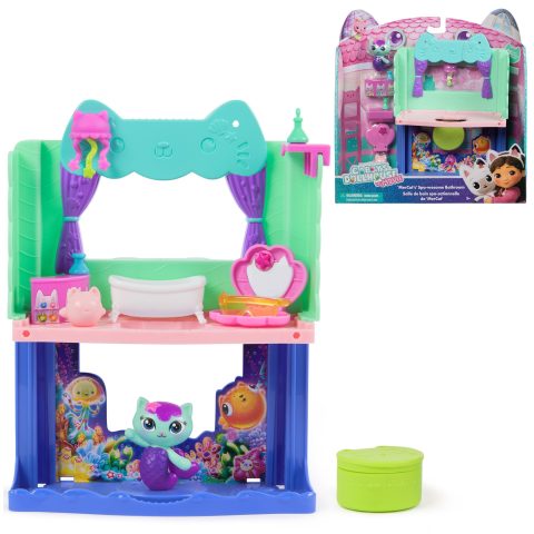 Spin Master Gabby's Dollhouse GDH PYS Mov Ultra Rms MerCats Bathrm GML