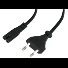 Lindy 30423 elektrības kabelis Melns 5 m CEE7/16 C7 uzmava