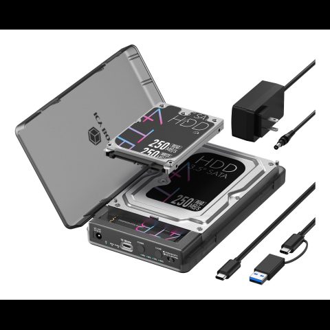 Icy Box IB-3882MSCL-CU31 HDD/SSD korpuss Melns M.2/2.5"/3.5"