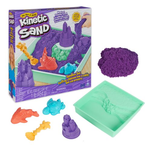 Spin Master Kinetic Sand KNS ACK Sandbox Set V2 Purple FR GML