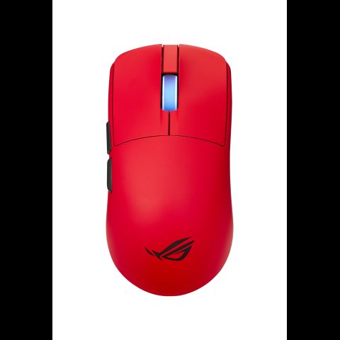 Asus ROG Harpe II Ace RED pele Speļu Labā roka RF Wireless + Bluetooth + USB…