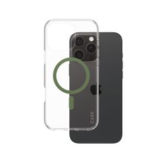 Panzer Glass PanzerGlass CARE™ by ® Urban Combat Case Transparent w. Green MagSafe iP…
