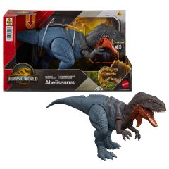 Mattel Jurassic World Rebirth Wild Roar Abelisaurus Dinosaur Toy
