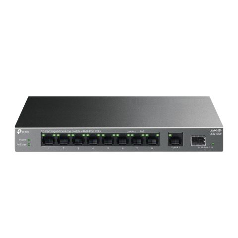 TP-Link LiteWave LS1210GP tīkla pārslēgs Nepārvaldīts Gigabit Ethernet (10/100/1…