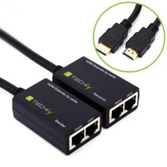 Techly IDATA EXT-E30D video sadalītājs HDMI