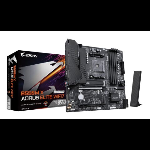 Gigabyte B550M X AORUS ELITE WIFI7 AMD B550 Ligzda AM4 mikro ATX