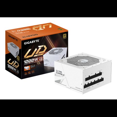Gigabyte UD1000GM PG5 V2 ICE barošanas avotu vienība 1000 W 20+4 pin ATX ATX Balt…