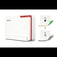 AVM Box 5690 Pro wireless router Gigabit Ethernet Tri-band (2.4 GHz / 5 GHz…