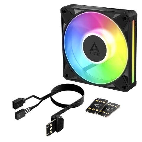 Arctic BioniX P12 A-RGB Datora korpusam Ventilators 12 cm Melns 1 pcs