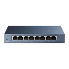 TP-Link TL-SG108 tīkla pārslēgs Nepārvaldīts L2 Gigabit Ethernet (10/100/1000) M…