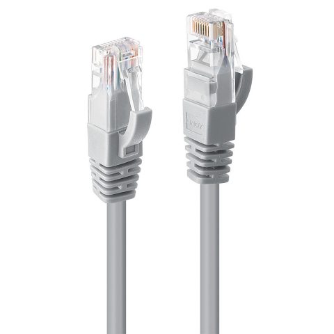 Lindy 48004 tīkla kabelis Pelēks 3 m Cat6 U/UTP (UTP) Apaļš
