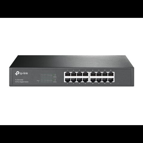 TP-Link TL-SG1016D(UN) tīkla pārslēgs Nepārvaldīts L2 Gigabit Ethernet (10/100/1…