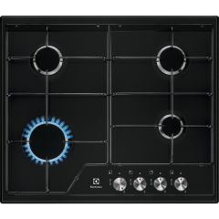 Electrolux EGS6424K Черный Встроенный 60 cm Газовый 4 зона(ы)