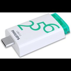 Philips USB 3.2 256GB Click Series Gen 1 USB-C USB zibatmiņa USB Type-A 3.2 Gen…