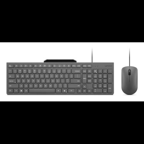 Lenovo GX31R09775 keyboard Mouse included Home/Office USB US English Grey
