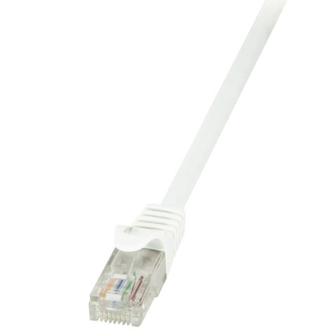 LogiLink 10m Cat.6 U/UTP tīkla kabelis Balts Cat6 U/UTP (UTP)
