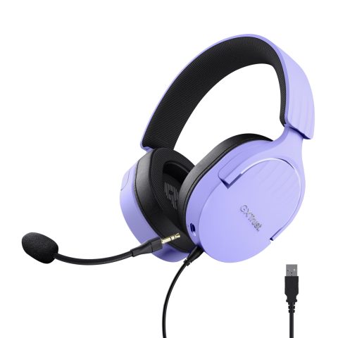 Trust GXT 490P FAYZO Austiņas Vadu Speļu USB Type-A Melns