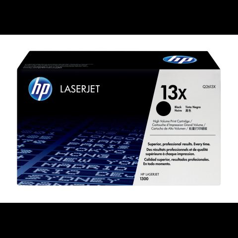 Hewlett Packard (HP) HP LaserJet Q2613X melnas krāsas printera kasetne ar vieddrukas tehnoloģ…