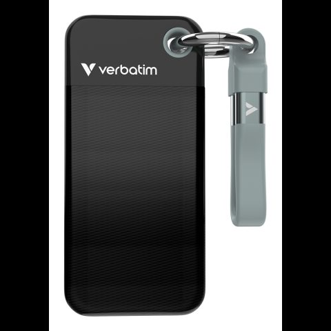 Verbatim Pocket SSD 256 GB USB Veids-C 3.2 Gen 2 (3.1 Gen 2) Melns