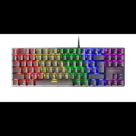 Mars Gaming MK80 клавиатура Игровой USB QWERTY Американский английский Черный