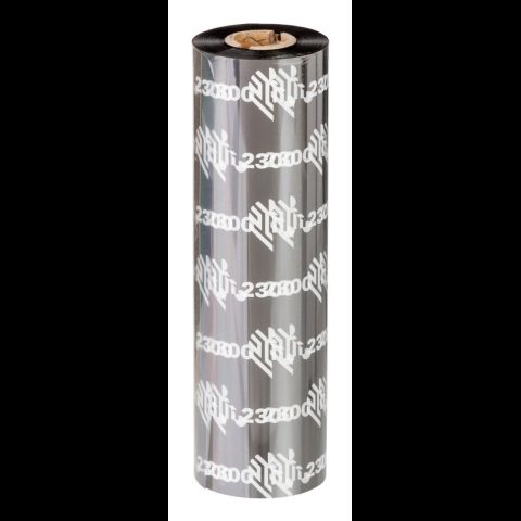 Zebra 2300 Performance Wax termiskā lente 74 m Melns