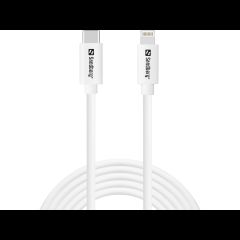 Sandberg 136-59 кабель с разъемами Lightning 2 m Белый