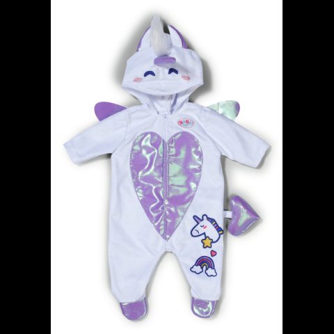Zapf BABY born Unicorn Onesie 43cm Leļļu treniņtērps