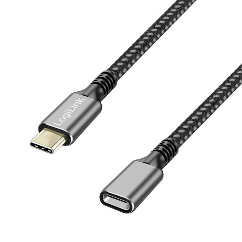 LogiLink CUA0108 USB kabelis USB 3.2 Gen 2 (3.1 Gen 2) 1 m USB C 10 Gbit/s 100 W…