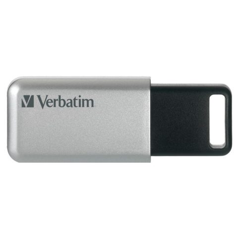Verbatim Secure Pro USB zibatmiņa 16 GB USB Type-A 3.2 Gen 1 (3.1 Gen 1) Sudrabs