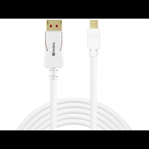 Sandberg 509-17 DisplayPort kabelis 2 m Mini DisplayPort Balts